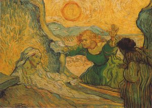The Raising of Lazarus (after Rembrandt) by Vincent van Gogh